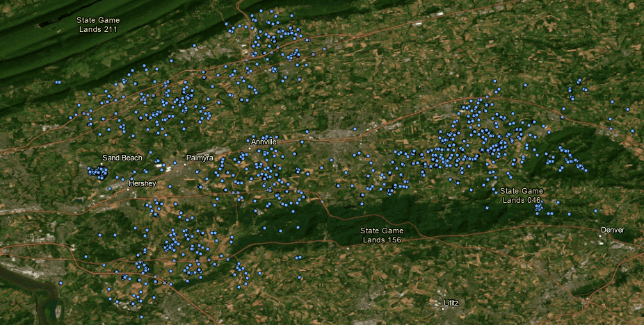 CPF Coverage Map